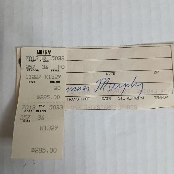 Vintage Black Label Donna Karan Italian Coll. Gold Slip On Mules - Picture 12 of 13